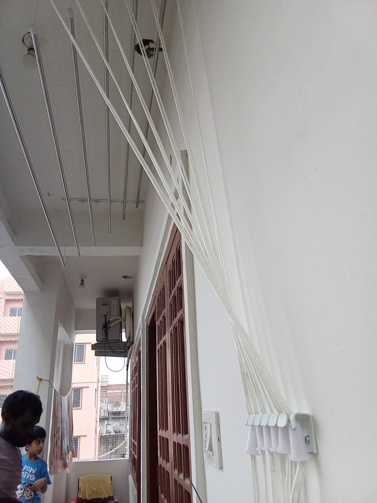 Cloth Hanger Installation 1